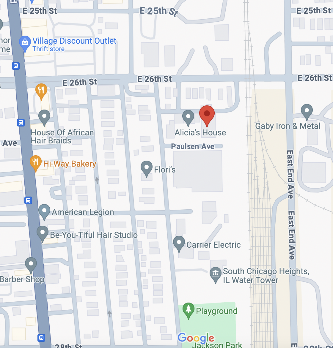 Alliance Shop Directions 2800 Bernice Rd. Lansing IL 60438